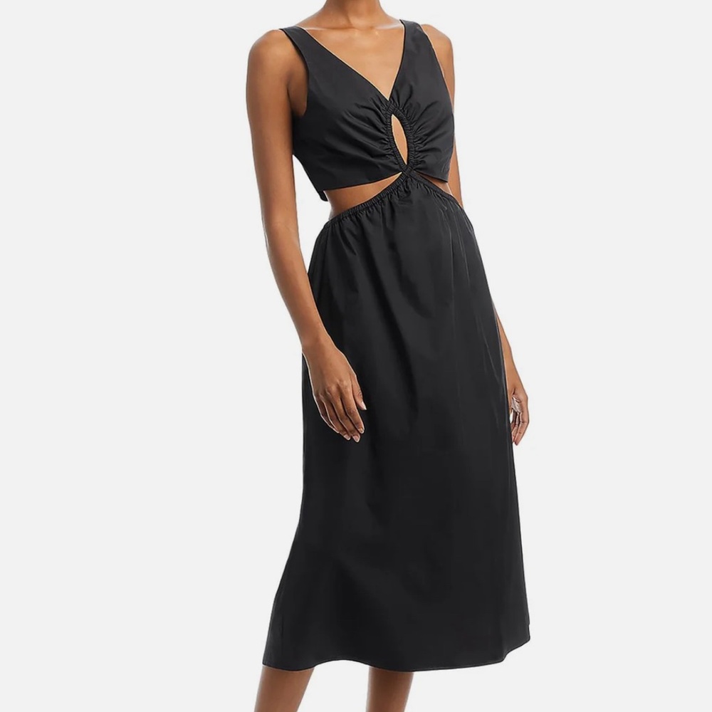 AUTHENTIC ANINE BING BLACK MAXI DRESS SIZE SMALL